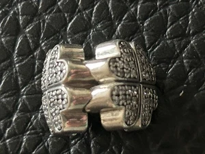Genuine Pandora Petals of Love Four Leaf Clover Lucky  Flower Clip 791805CZ - Picture 1 of 11