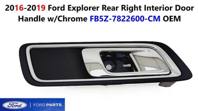 2016-2019 福特探险者右后门把手带铬 FB5Z-7822600-CM — 第 1/4 张图片