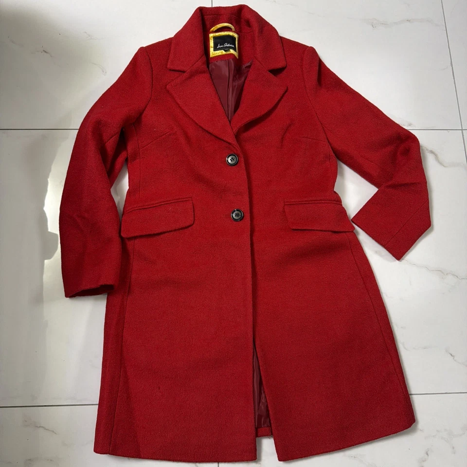 Женское пальто в клетку с окном Sam Edelman, размер M, шерстяная смесь - Изображение 1 из 1