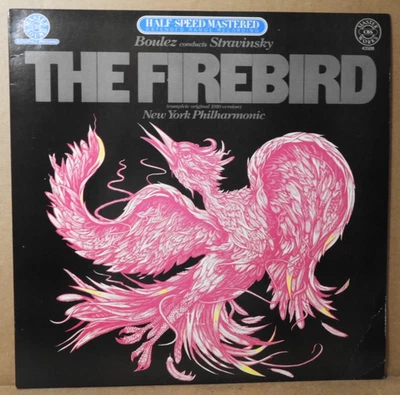 STRAVINSKY:THE FIREBIRD (NEW YORK PHILHARMONIC) BOULEZ 1981 (HALF-SPEED) VG+/EX! - Image 1 of 4