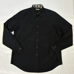 Camisa BURBERRY XXL 2XL Clásica Negra - Imagen 1 de 14