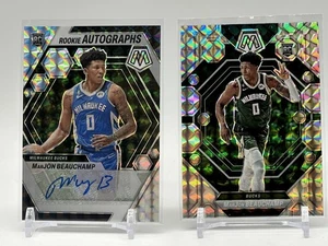 2022-23 Mosaic Marjon Beauchamp Rookie Autographs #RA-BEA Milwaukee Bucks RC - Bild 1 von 1