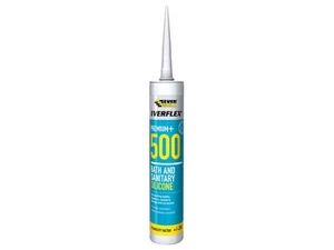 Everbuild EVB500IV Bath and Sanitary Silicone Sealant Ivory 310ml 500 - Picture 1 of 1