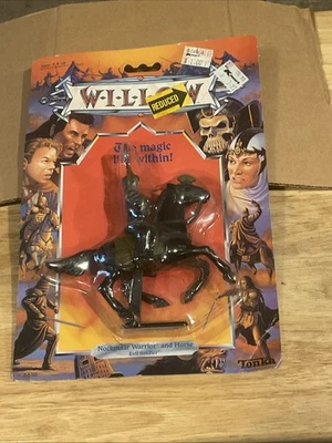 "Figura de 5"" Tonka Willow Nockmaar Warrior Evil Soldier & Horse 1988 sin usar, en caja" Foto 1 de 2