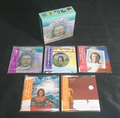 Gary Wright - Mini LP CD 5 Titles Set '75~81 + Promo Box Paper Sleeve Obi Japan - Image 1 of 4