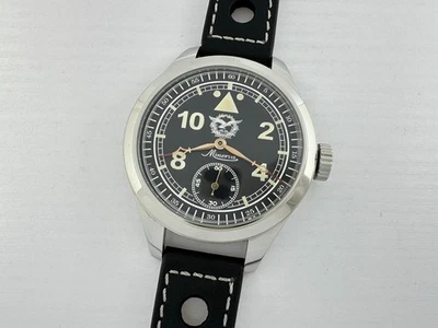Minerva Laco Aviator R.L.M Reich Luftwaffe Ministerial WWII Vintage Swiss Watch - Image 1 of 4