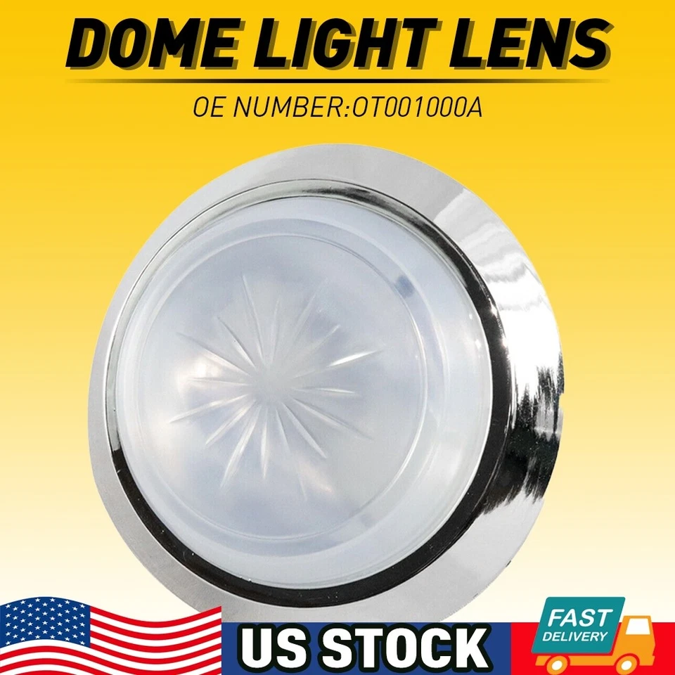 Base de luz domo redondo y lente OT001000A para Camaro Firebird Monte Carlo H 1971-81 Foto 1 de 4