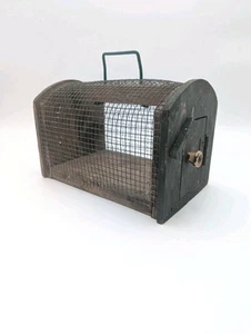 Vintage Cricket Cage Critter Cage Handmade In Tennessee Primitive Fishing - Picture 1 of 14