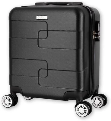 Cabin Case Hand Luggage Carry on Suitcase 4 Wheel Lightweight Cabin Bag - Image 1 of 4