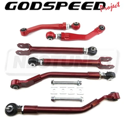 Godspeed Adjustable Rear Upper Camber+Trailing+Toe Arm Kit For Charger 06-23 - Image 1 of 4