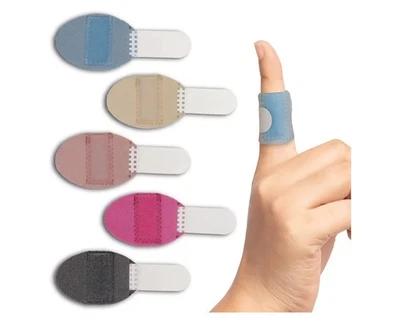 Q Pcs Trigger Finger Splints: 10Single Straps Finger Splint Support Brace Kit, F - Image 1 of 3