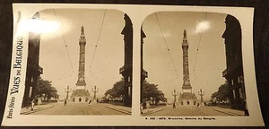 FOTO PARIS STEREO ANSICHTEN VON BELGIEN BRÜSSEL KONGRESSSÄULE - Bild 1 von 1