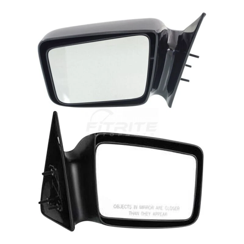 Novo Espelho Lateral Esquerdo e Direito Ajuste Manual Dodge Dakota Primed Para 1987-1996 - Imagem 1 de 4