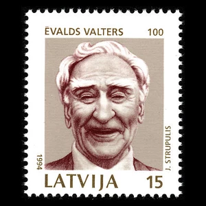 Latvia 1994 - 100th Anniversary of the Birth of Evalds Valters - Sc 355 MNH - Picture 1 of 2