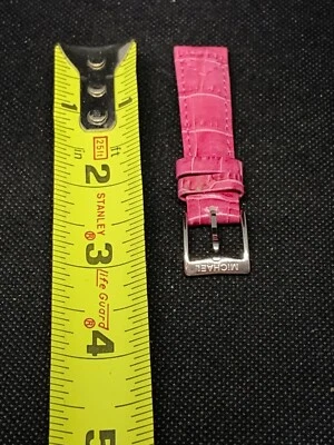 Correas de media correa de reloj de cuero genuino Michael Kors 15 mm S295 Foto 1 de 4