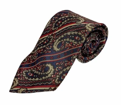 Corbata Giacomo Italia seda cachemira 58 pulgadas hecha en Italia Foto 1 de 4