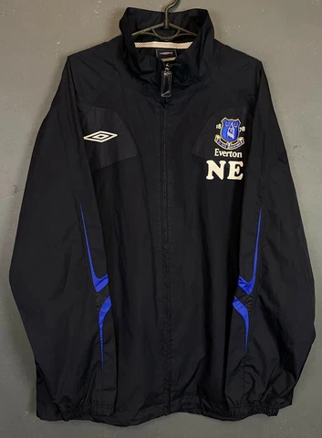 VINTAGE MEN'S UMBRO FC EVERTON 2000s JACKET TRAINING SOCCER FOOTBALL SIZE XL Cover