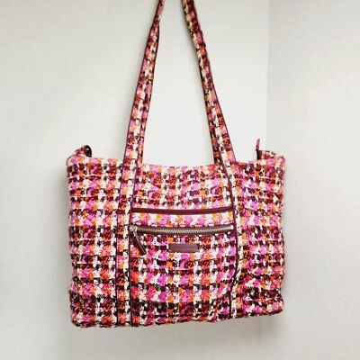 Vera Bradley Weekender сумочка с короткими ручками сумка на молнии верхний выстеганный цветной гончая твид - Изображение 1 из 4