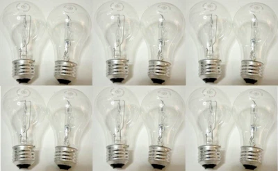 12 Bulbs 6 Pack Light Bulbs Decorative & ceiling fan GE Glass Dimmable Classic - Image 1 of 4
