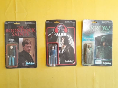 Lote de 3 figuras ReAction - Dallas - Jonh Diggle - Murphy McManus T19-12 Foto 1 de 4