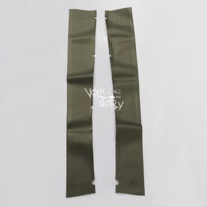 VW Volkswagen Beetle Type 1 Dark Green Running Board Rubber Mats / PAIR - Bild 1 von 1