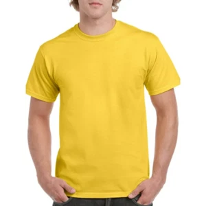Men's Heavy Cotton Classic Short Sleeve T-Shirt - Picture 1 of 2