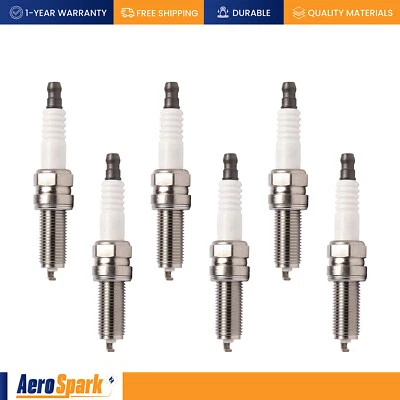 6 Iridium Spark Plugs for 2011-2018 Jeep Grand Cherokee 3.6L V6 93175 LKR7DIX11S - Image 1 of 4