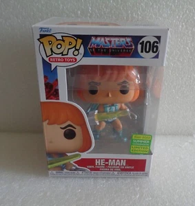 POP FUNKO MASTERS OF THE UNIVERSE MOTU HE-MAN 106 SUMMER CONVENTION LIMITED - Picture 1 of 3