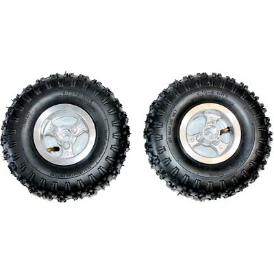 2X 4.10 - 4 4" Inch Rear Back Wheel Rim Tyre 49cc Mini Quad Dirt Bike ATV Buggy - Image 1 of 4