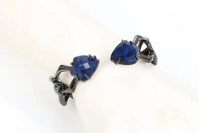 Pulsera para mujer Alexis Bittar 283714 piedras azules bronce 2,5" Foto 1 de 4