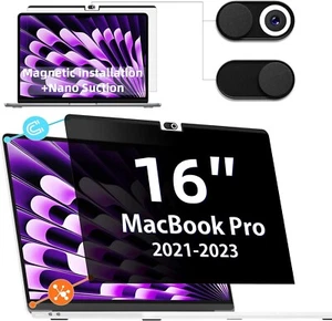 IPROKKO Magnetischer Sichtschutzfilter für Macbook Pro 16" 2021-2024 M1/M2/M3/M4 - Bild 1 von 7