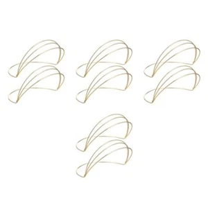 8 Pcs Diy Craft Headband Wedding Headpiece Metal Headbands Gold Headband - Picture 1 of 12