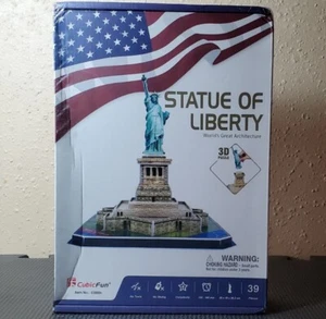 NEW Cubic Fun 3D Puzzle Statue Of Liberty New York World Greatest Architecture  - Picture 1 of 5