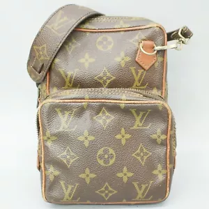 LOUIS VUITTON SAC 2 POCHES AMAZON Old Model Shoulder Bag Monogram No.169 JUNK - Picture 1 of 24