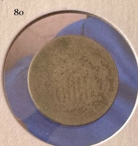 USA 5 Cent 18?? Shield Nickel - Picture 1 of 2