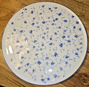 Arzberg Germania Fiori Blu 11-3/4" Piatto Torta Porcellana Blublute Raro Vintage - Foto 1 di 4