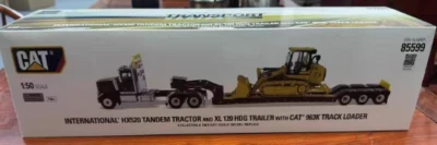 International HX520 Tandem Tractor XL120 Trailer & CAT 963K Dozer 1/50 DM 85599 - Image 1 of 4