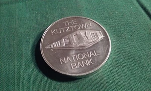 The Kutztown National Bank 75th 1898 - 1973 Kutztown PA 36 MM Aluminum Token - Picture 1 of 3