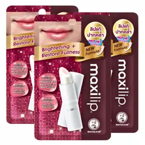 Mentholatum Lip Balm Brightening Maxilip Caviar Hyaluronic Restore Moisture x3 - Picture 1 of 10