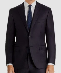 Canali Men's Blue Siena Classic-Fit Wool Blazer Coat Suit Jacket Size 56R - Picture 1 of 3