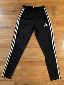 adidas black and white joggers/active pants size 13/14y Large Youth Climacool - Picture 1 of 2