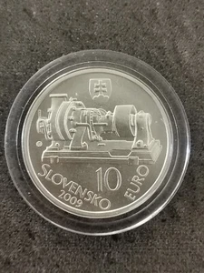 10 EUROS ARGENT 2009 AUREL STODOLA SLOVAQUIE / SILVER - Picture 1 of 3