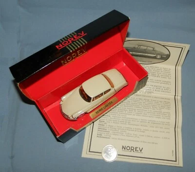 Norev Ligne Noire réf 158081 : Citroën DS 19 Coupé le Paris 1958 (Blanc) - Photo 1/4