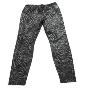Leggings donna White House Black Market 8R stampa foil skinny denim nuovi con etichetta jeans - Foto 1 di 11