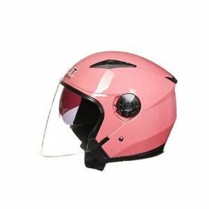 Motorcycle Open Half Face Helmet Motobike 3/4 Scooter Bike Bicycle Helmets - Picture 1 of 14