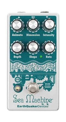EarthQuaker Devices Sea Machine V3 Pedal de Coro Blanco Foto 1 de 4