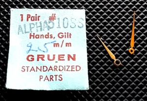 Gruen 510ss Watch Hands Alpha Gilt 25mm - Picture 1 of 1