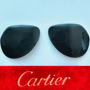 Genuine Vintage Cartier Vendome Sunglasses Lenses Pair GC92 S554 62D/G VA 600037 - Picture 1 of 7