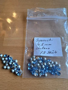 Swarovski Chaton`s 4,5 - 4,6 mm  79 Stück  - Set 46 - - Bild 1 von 3