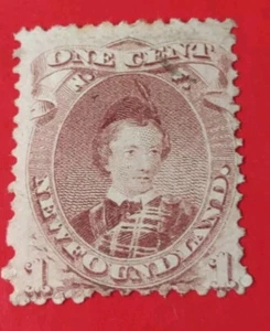 Newfoundland#32a ,1870s,Prince Of Wales One  Ct  MNG(0901_4) - Picture 1 of 2